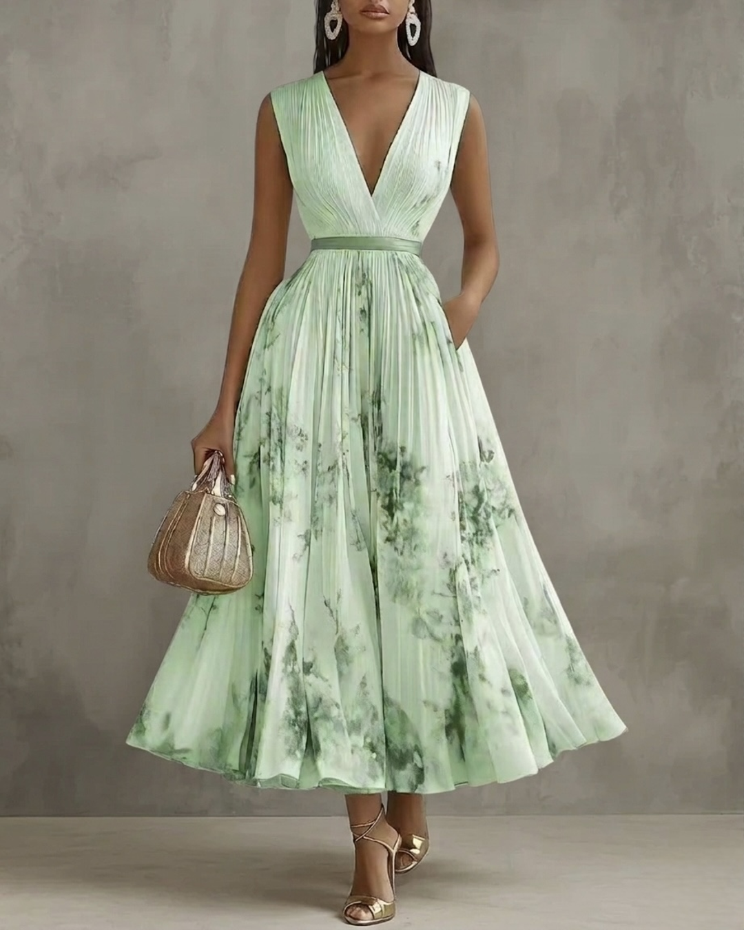 Rowella | Elegantes Maxikleid mit Falten